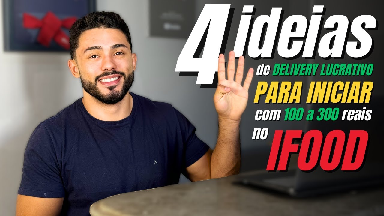 4 IDEIAS de DELIVERY que mais VENDE no IFOOD - Dica para voc&ecirc; iniciar em CASA