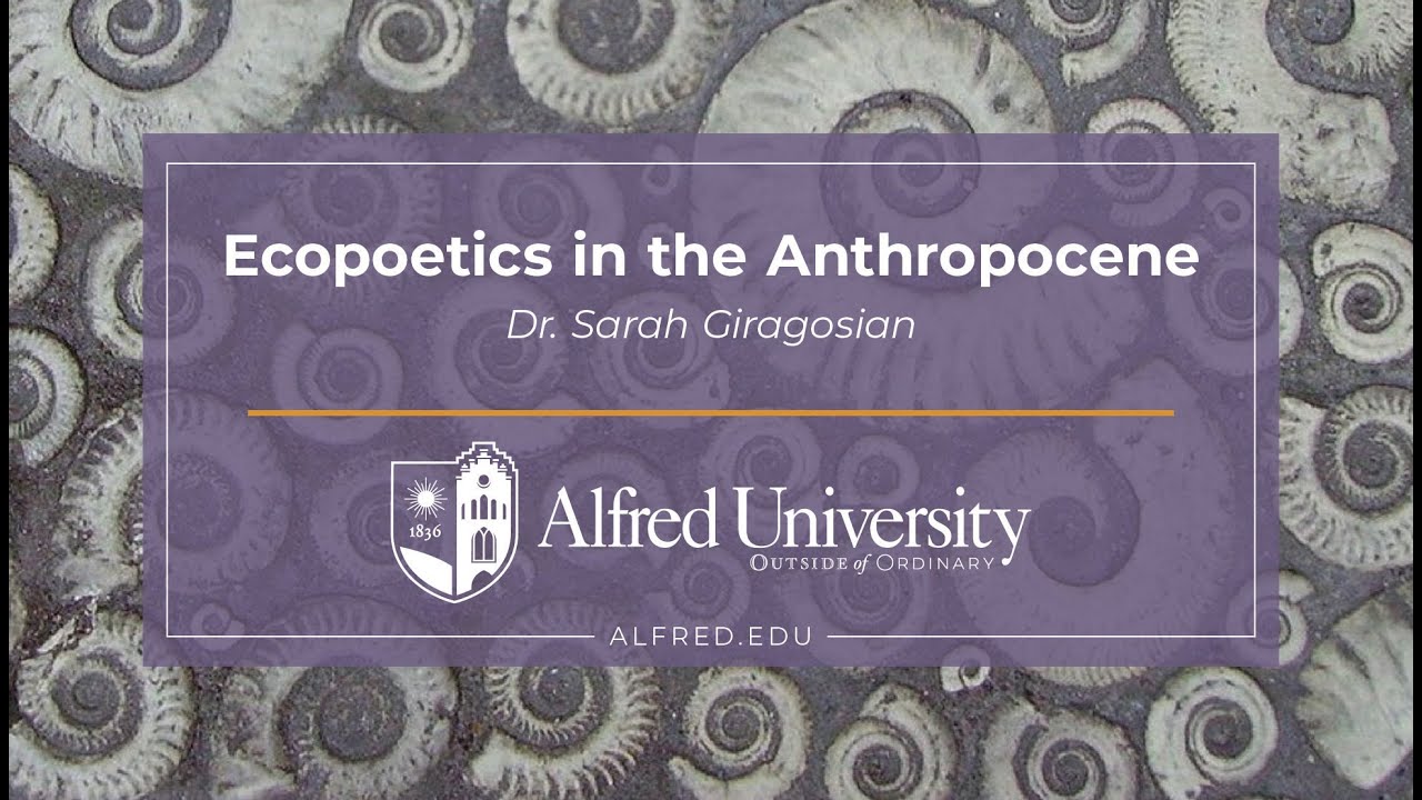 Ecopoetics in the Anthropocene with Sarah Giragosian