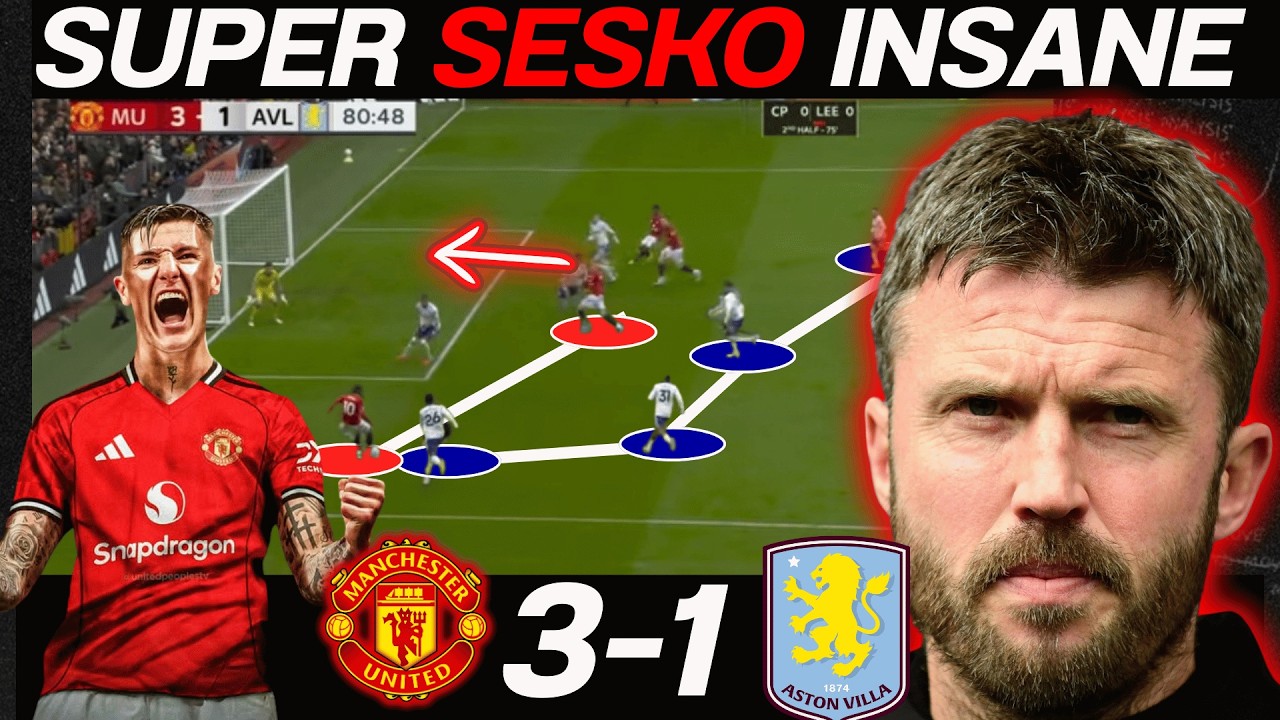 How Carrick OUTSMARTED Emery Vs Aston Villa