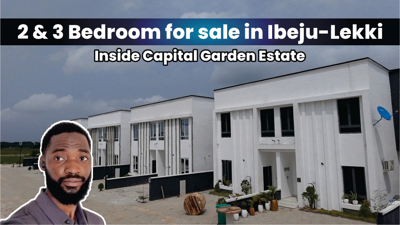 Внутри жилого комплекса Capital Garden Estate: продаются квартиры с 2 и 3 спальнями в Ибеджу-Лекки.