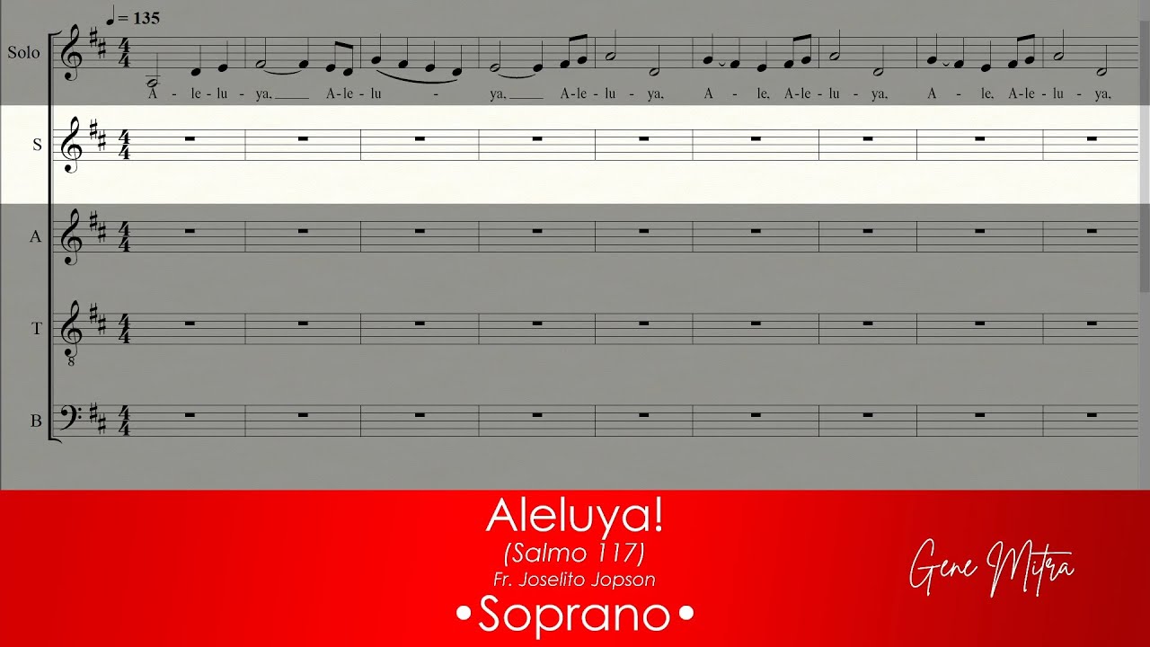 Aleluya! (Salmo 117 | Fr. Joselito Jopson) • Soprano