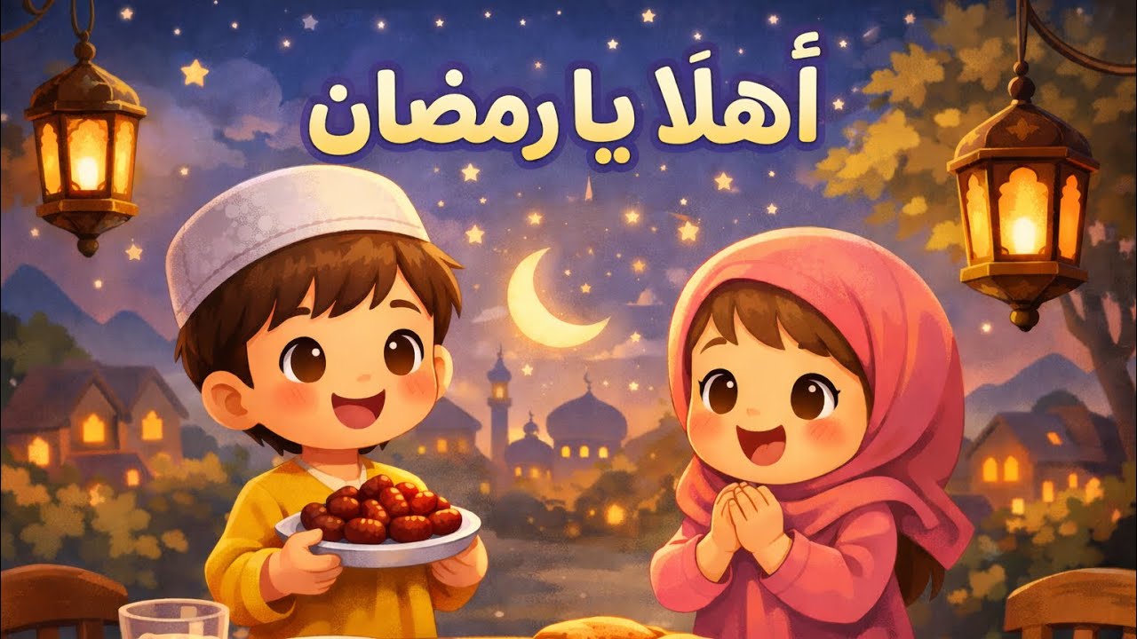 أهلاً يا رمضان 🌙 | أغنية رمضان للأطفال | فيديو تعليمي ممت