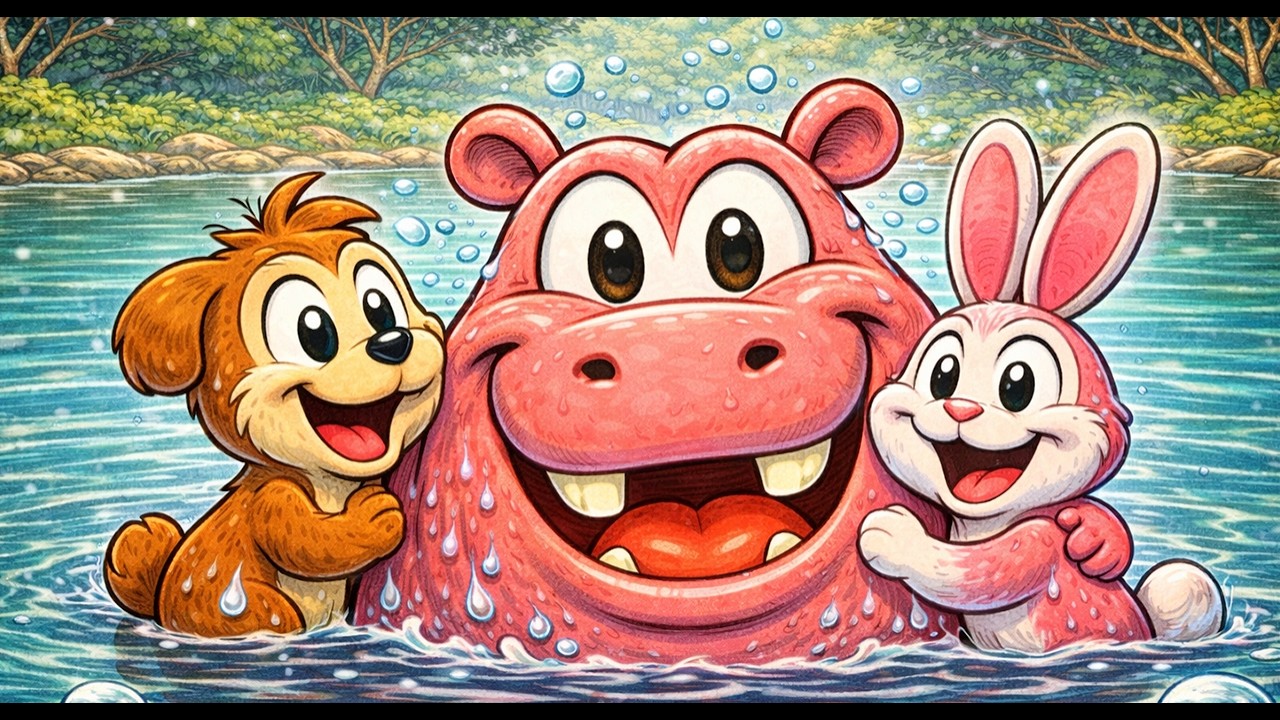 Kocaman Bir Hippopotam