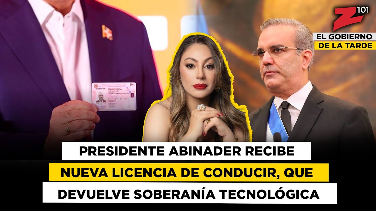 Presidente Abinader recibe nueva licencia de conducir, que devuelve soberanía tecnológica