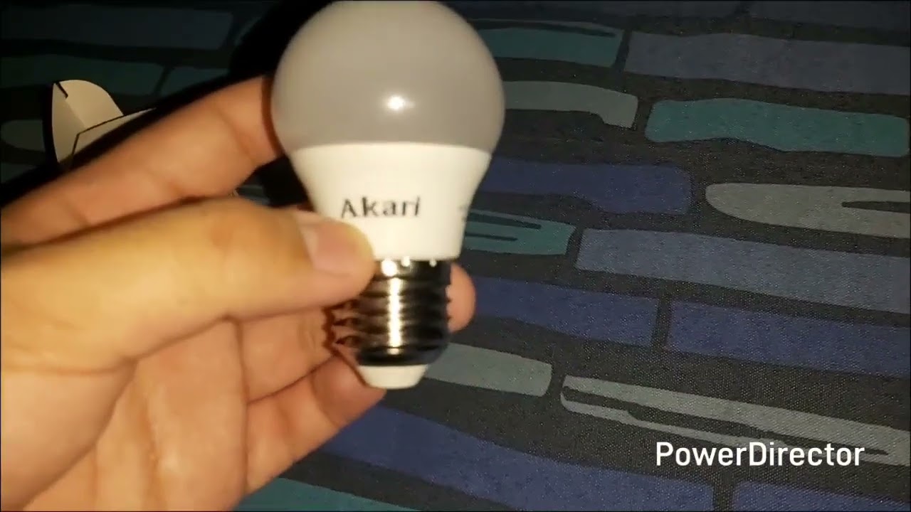 Akari LED Bulb 5W Daylight Unboxing