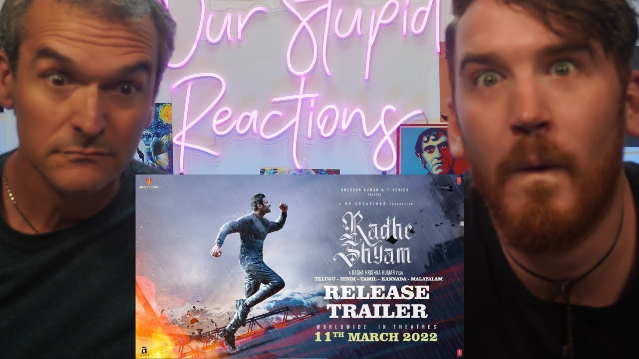 Radhe Shyam Release Trailer REACTION!!! | Prabhas | Pooja Hegde