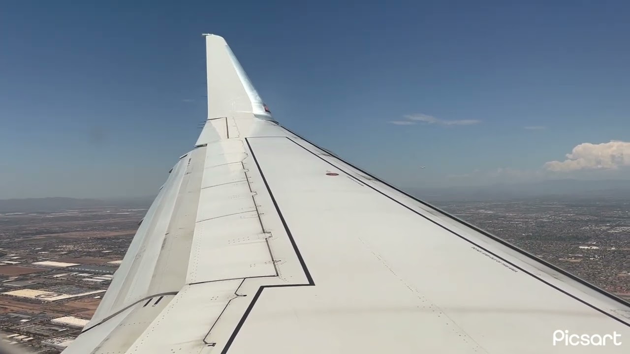 American Airlines E175 Flight from Tucson-Phoenix (TUS-PHX) 