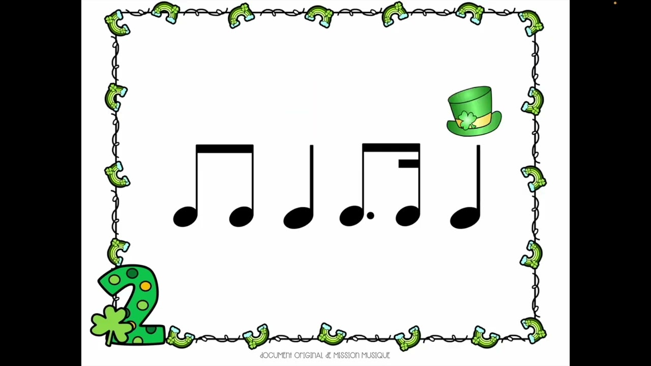 rythme St-Patrick niveau 2