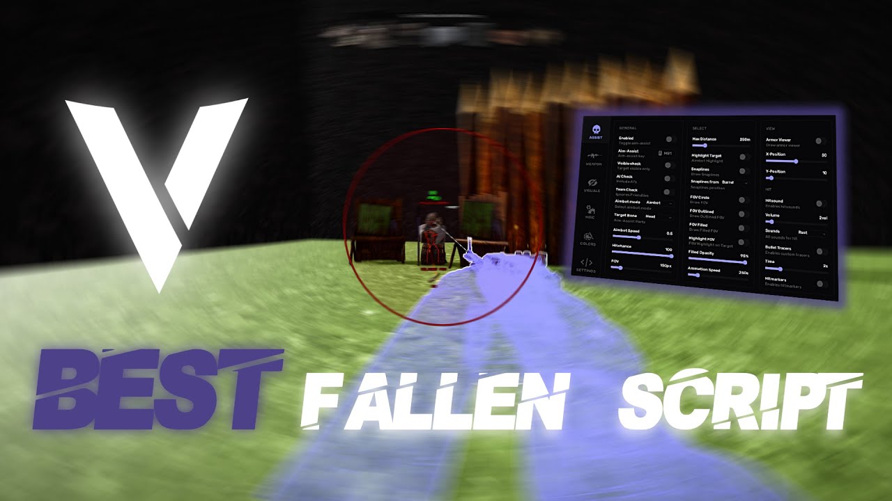 USING THE #1 FALLEN SURVIVAL SCRIPT (VISUAL ENHANCEMENTS 🔫)