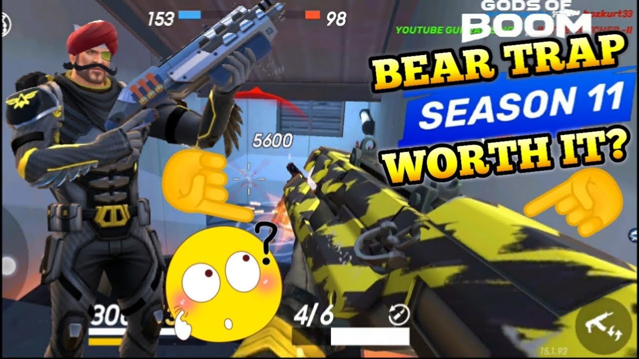 BEAR TRAP NEW SHOTGUN WORTH IT? GODS OF BOOM CORP WARS BEYOND
