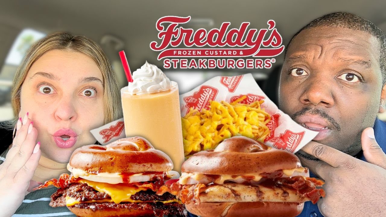 Мы СЪЕЛИ все НОВЫЕ блюда из фастфуда от Freddy's! [Обзор еды]