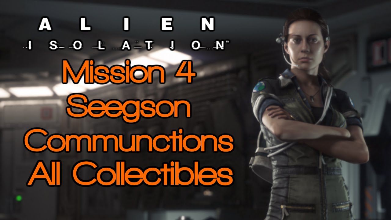 Alien Isolation Mission 4 | All Collectibles | Blueprints, ID Tags, Archive & Nostromo Logs