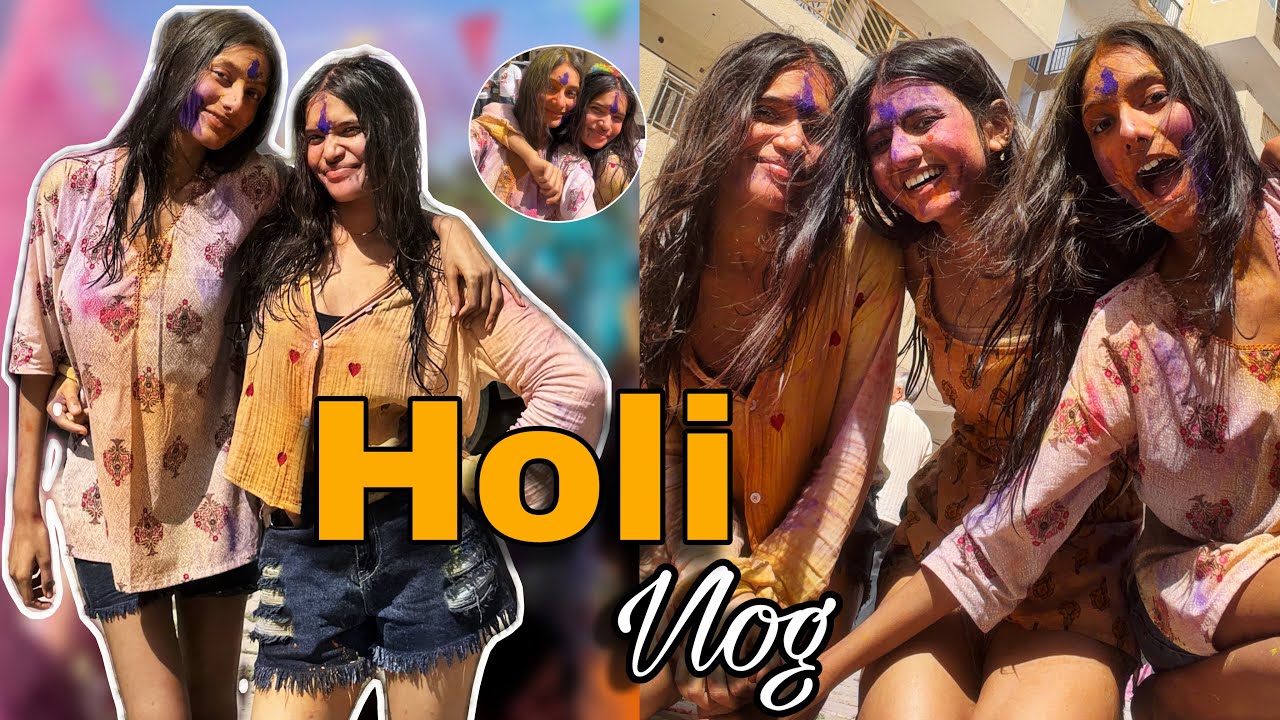 Best Holi ❤️🎉 | Is Baar Holi Me Bohot Kuch Kiya😂 | Shreya&Shweta 
