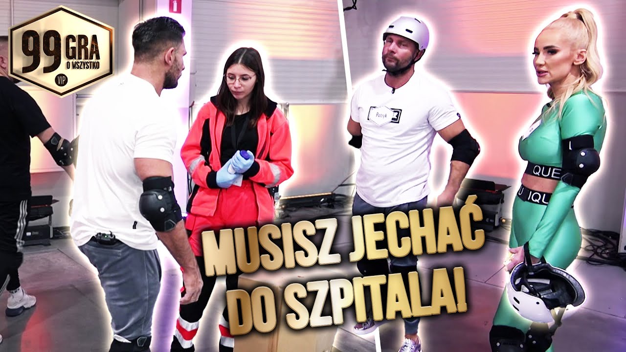 TO MUSIAŁO BOLEĆ ❗😱 Patryk uszkodził nogę podczas tego zadania! | 99 - Gra o wszystko. VIP