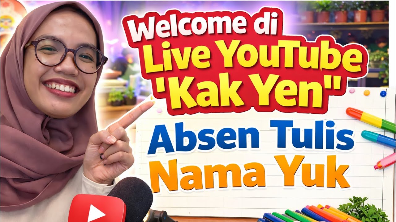 LIVE LAGI 😃 Comment Nama Guys ✨