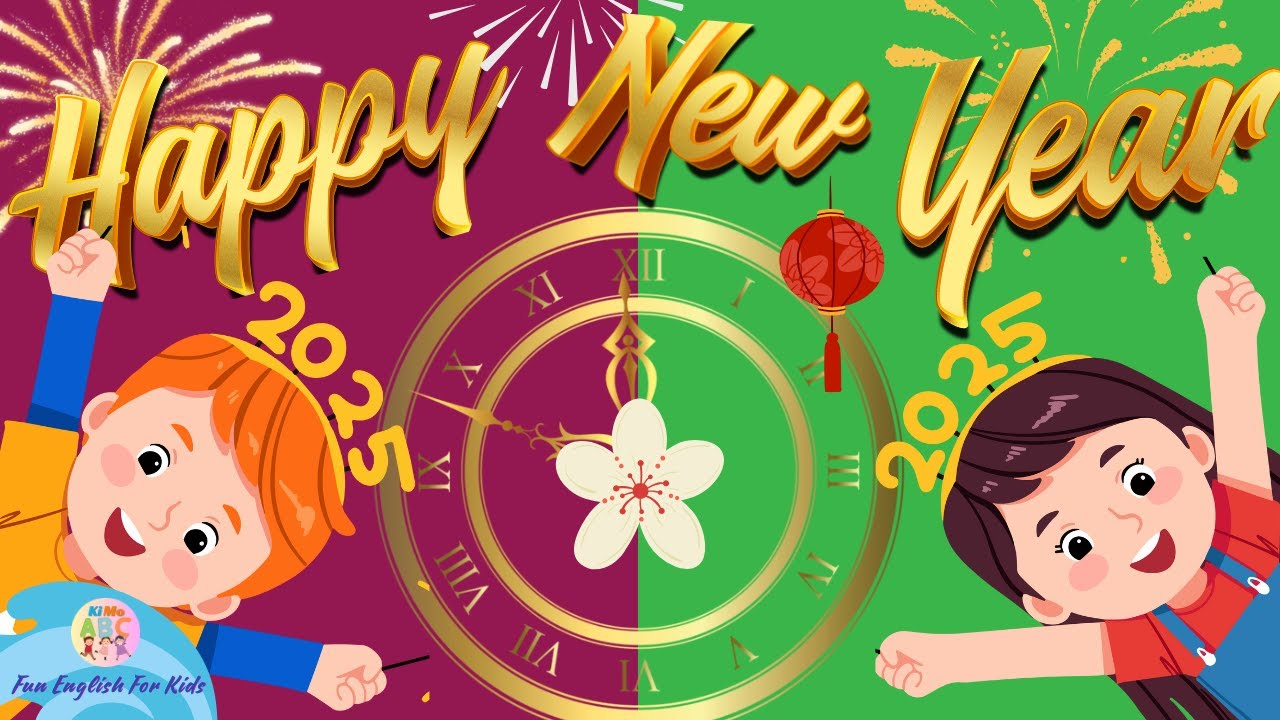Kids vocabulary - New Year Activities - Happy New Year - Fun English for Kids