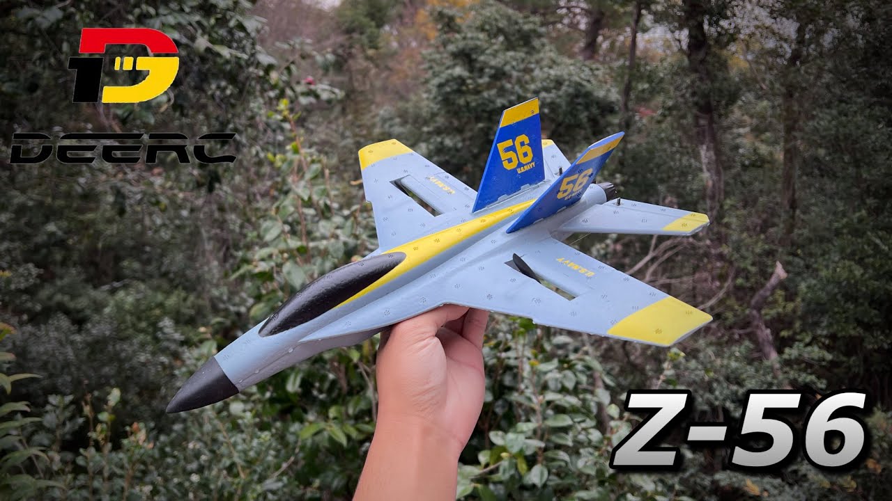 ラジコン飛行機『DEERC Z-56』開封から飛ばすまで✈︎＆レビュー【機体登録不要‼︎】