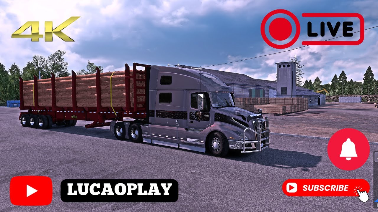 🔴 AO VIVO! ATS 1.58 BETA | VOLVO VNL NA NOVA FÍSICA DE REBOQUE