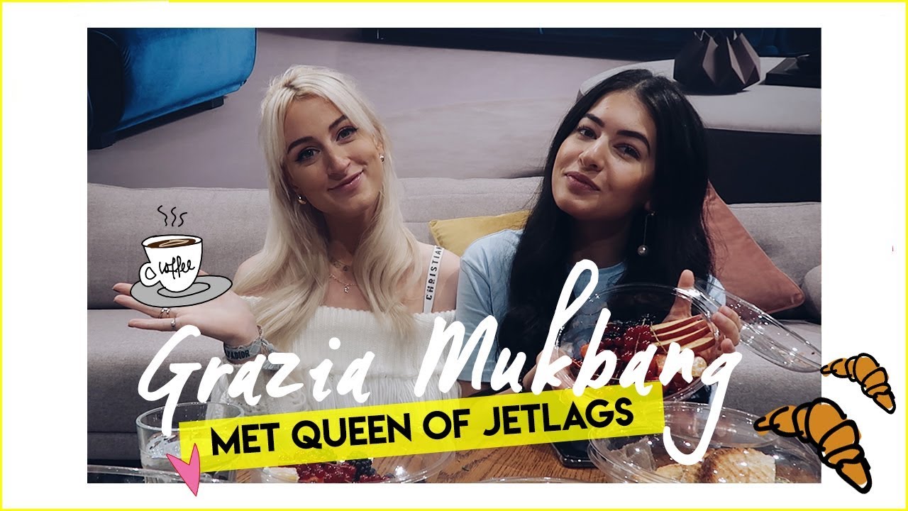 GRAZIA MUKBANG met QUEENOFJETLAGS - Noor onthult Instagram geheimen