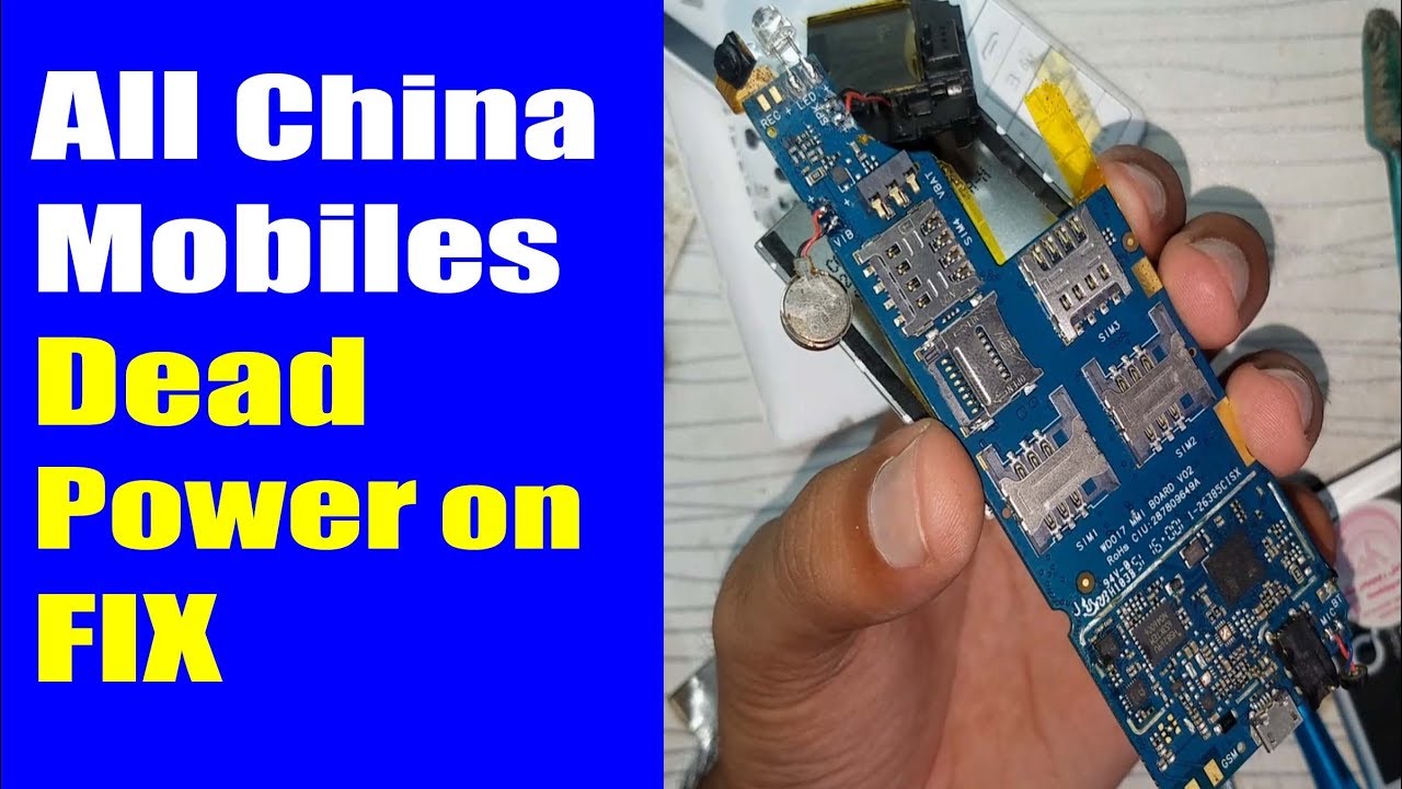 All China Mobile Dead Not Power On CPU ic Repair Problem | QMobile F2 | Urdu Hindi