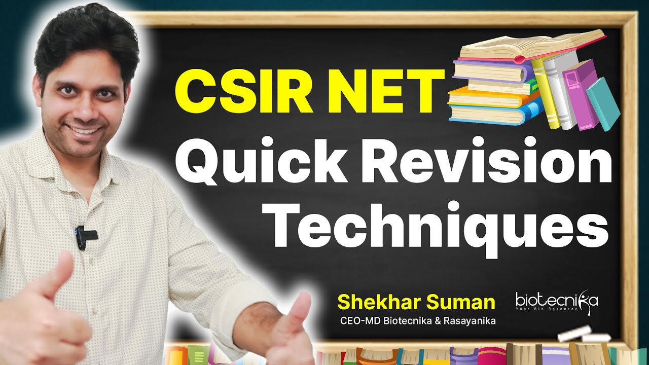 CSIR NET Life Science Quick Revision Techniques - This One Is Unique - Watch Now + Test Series