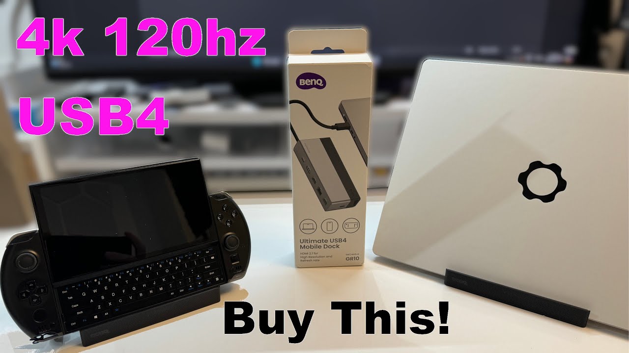 I'm Impressed :  BenQ GR10 USB4  Laptop + Handheld Dock Review