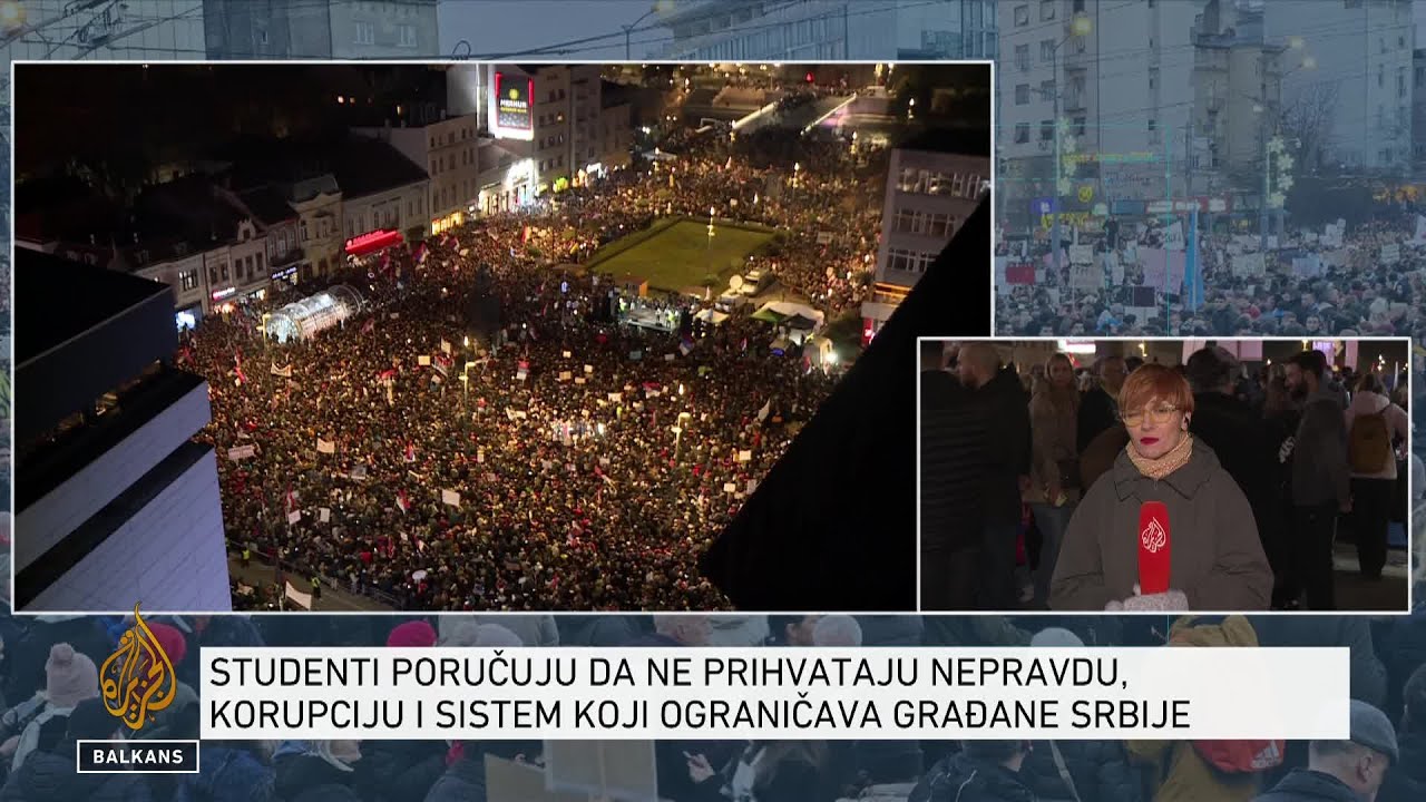 Skup 'Studentski edikt' u Nišu na polovini 18-satne blokade