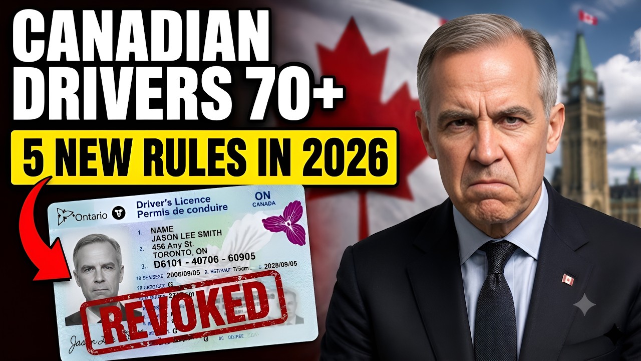 ⚠️5 New 2026 Licence Rules for Canadian Senior Drivers &mdash; and the One That Takes Your Licence.