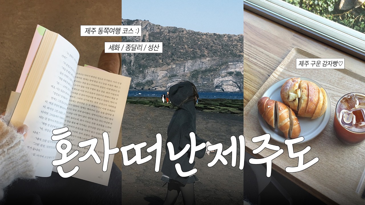 제주도 동쪽 여행 2박3일・세화・종달리의 이모저모 | 책과 빵을 곁들인 낭만 혼여행 .⋆✴︎