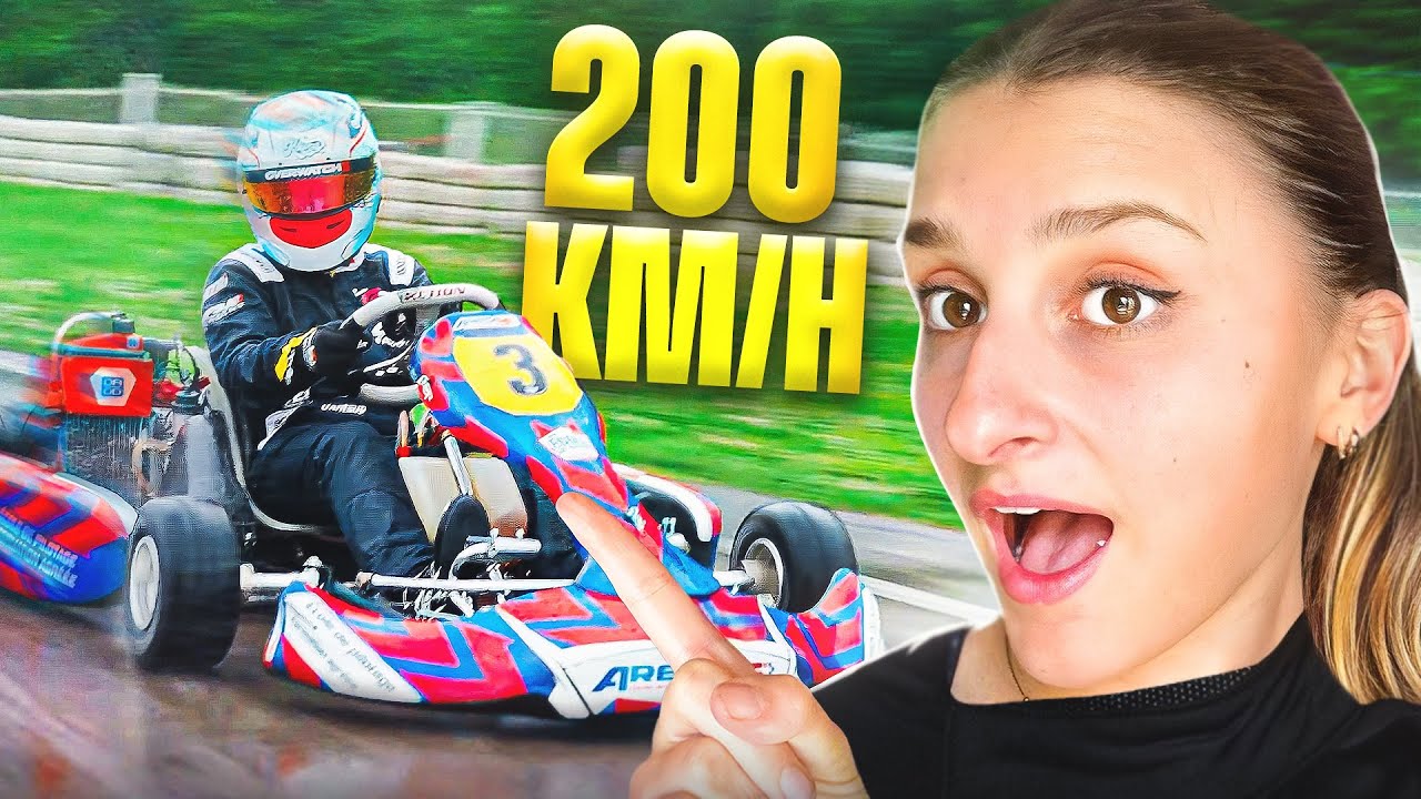 J’apprends a conduire un kart de Compétition ( je casse le kart ?😱)
