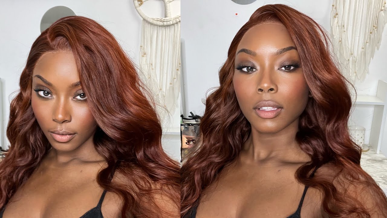 💥TOP HAIR OF 2022丨The perfect Dark Auburn Wig OF BEAUTYFOREVERHAIR FOR WINTER🎅