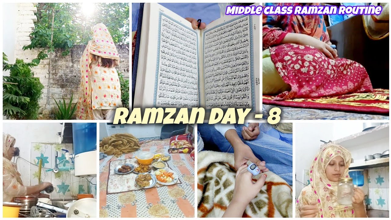 Ramzan Day 8 Vlog ✨️| Middle Class Ramzan Routine + Iftar Preparations 🕌