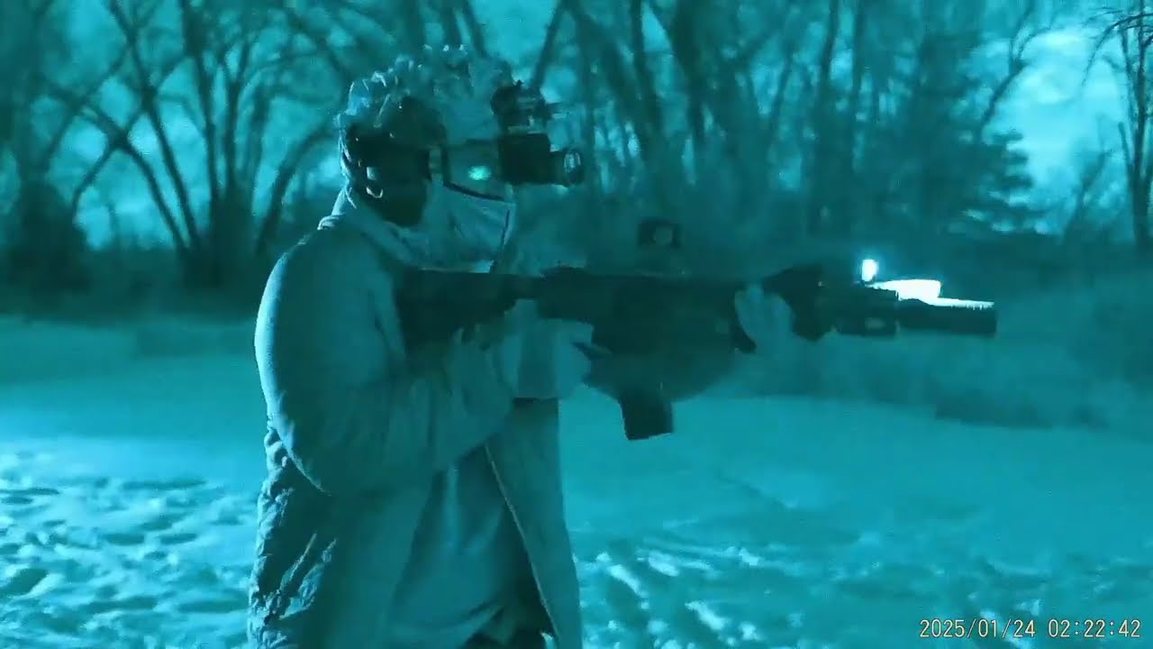 Shooting an AR15 and PCC with Night Vision - NVG50 and GL5 Pro