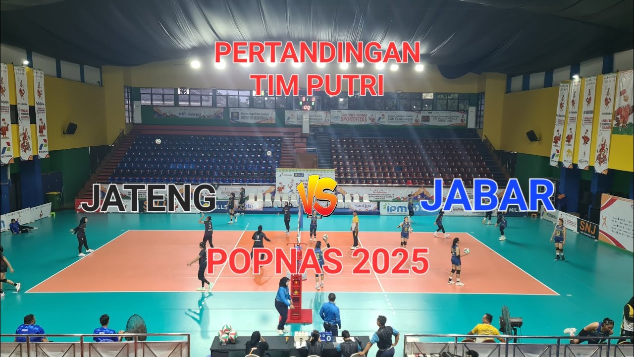 PERTANDINGAN TIM PUTRI JATENG Vs JABAR || POPNAS 2025
