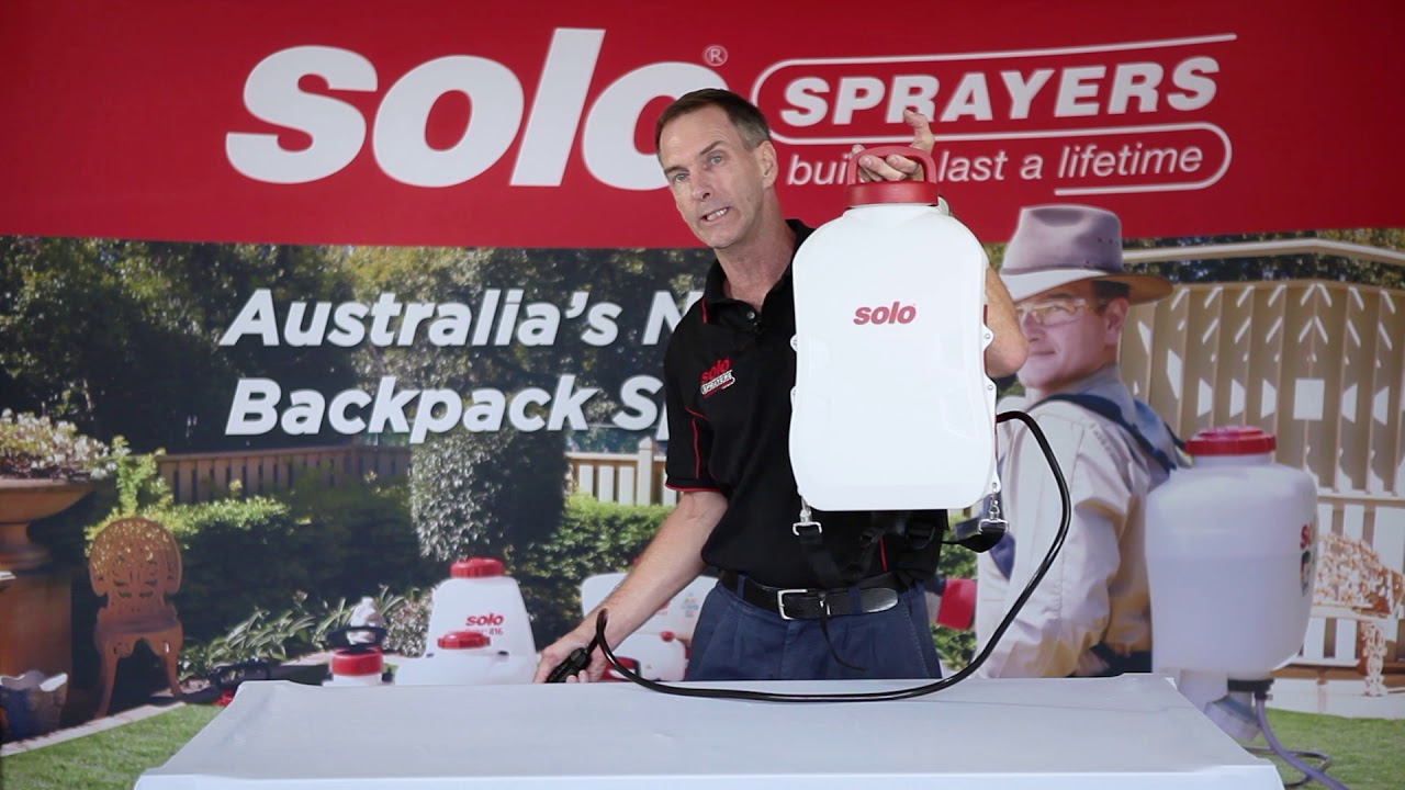 Solo 414 Backpack Sprayer Troubleshooting