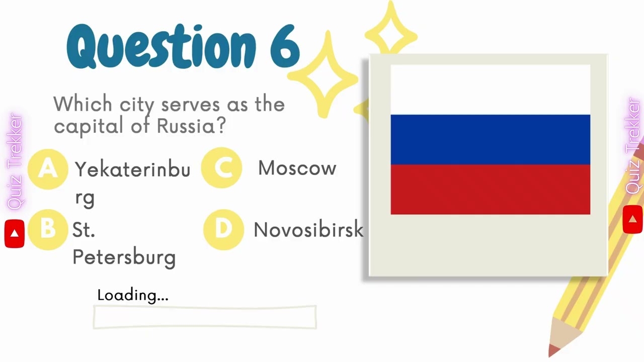🧠 World Capitals Quiz: What&rsquo;s the Capital of Russia?