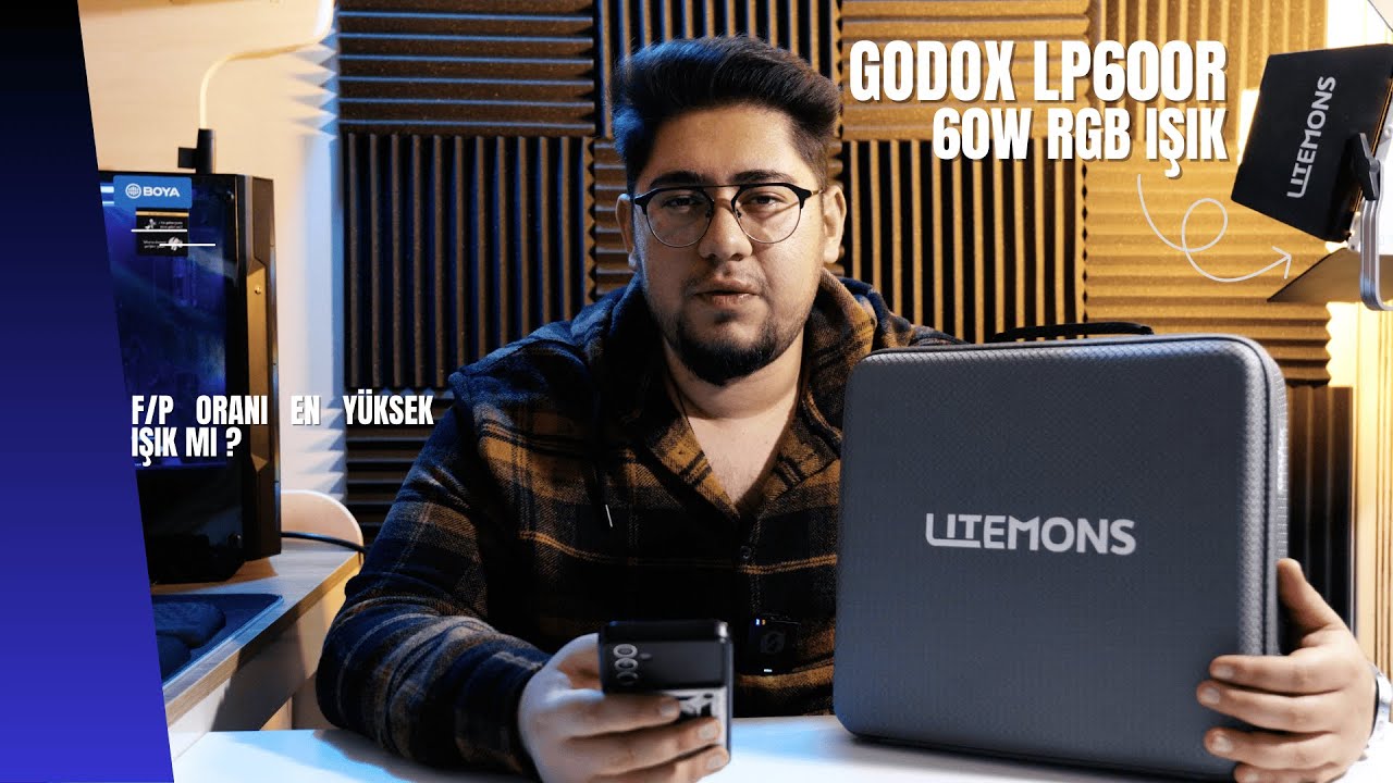 Türkiye'de İlk! Godox LP600R RGB 60W Işık İncelemesi | First Review of Godox LP600R RGB 60W Light