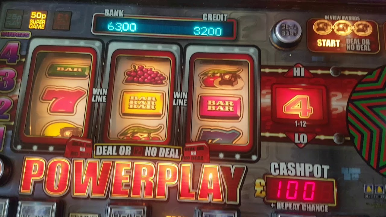 £50 challenge on my DEAL OR NO DEAL POWER PLAY fruit machine
