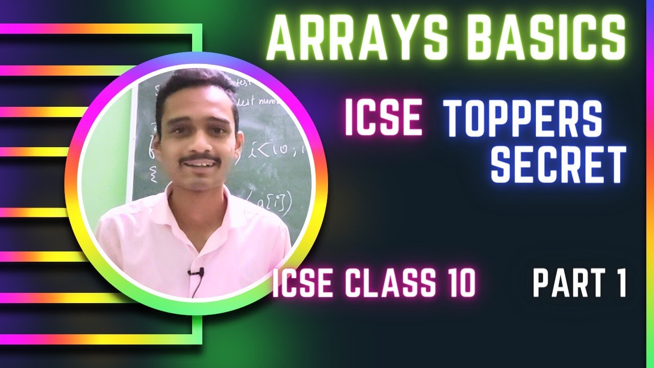 Master Arrays in Java in 20 Minutes | ICSE Class 10 Complete Basics #Class 10 Java Arrays