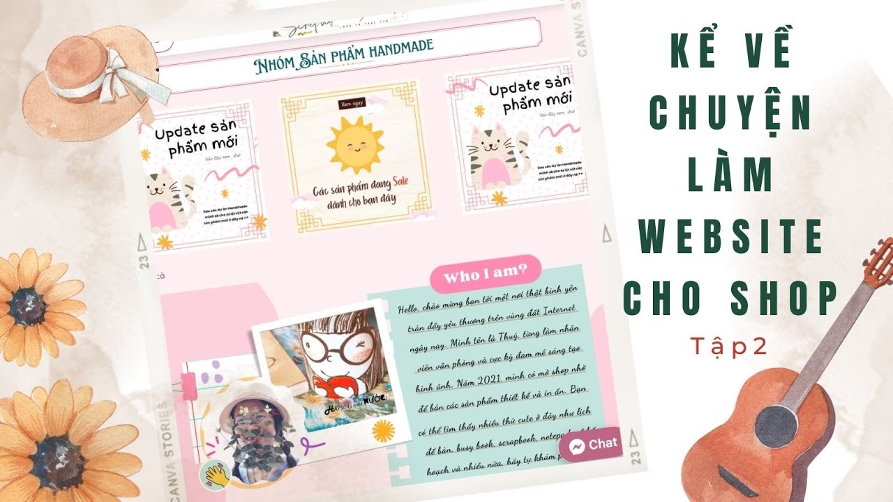 Kể về chuyện làm Website cho shop tập 2 | Schepub Handmade