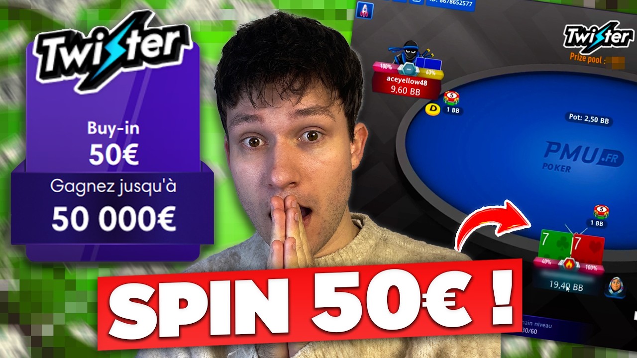 Je lance un Spin 10-20-50&euro; sur PMU Poker : Je gagne TOUT ?! (Poker)