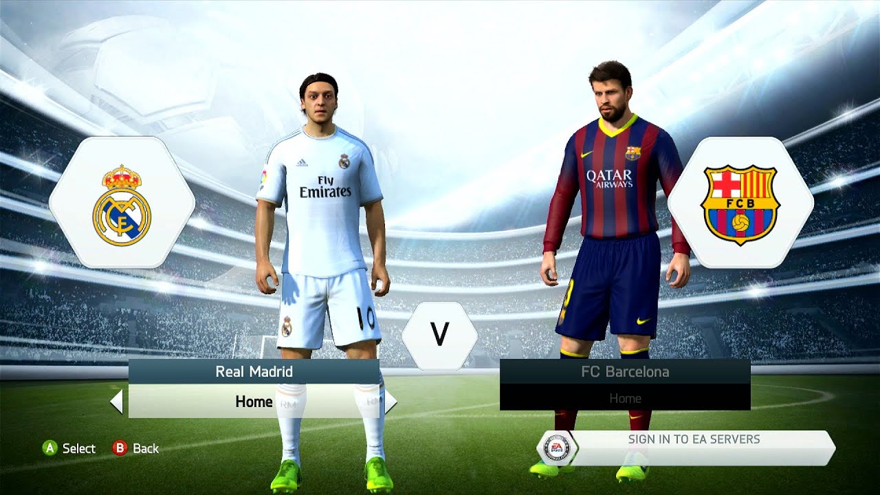 FIFA 14 / Real Madrid CF - FC Barcelona / Xbox 360