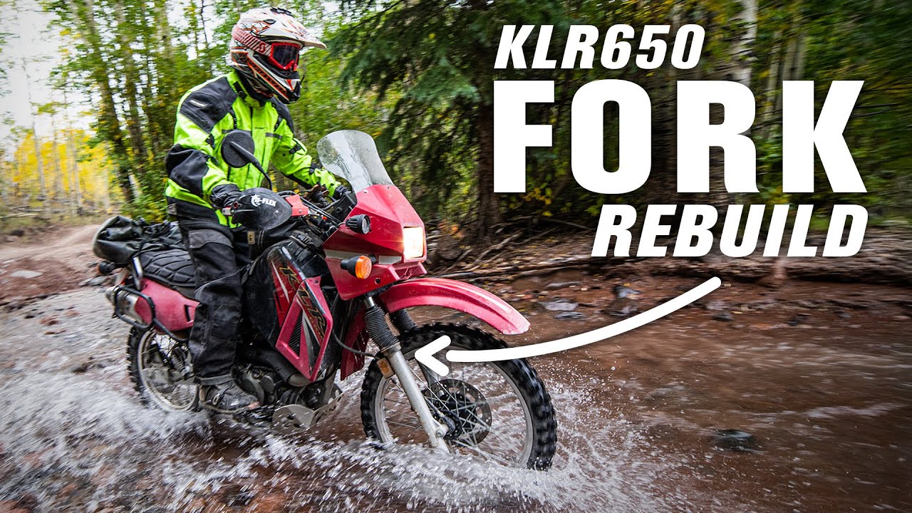 How To Rebuild The Forks On A Kawasaki KLR650