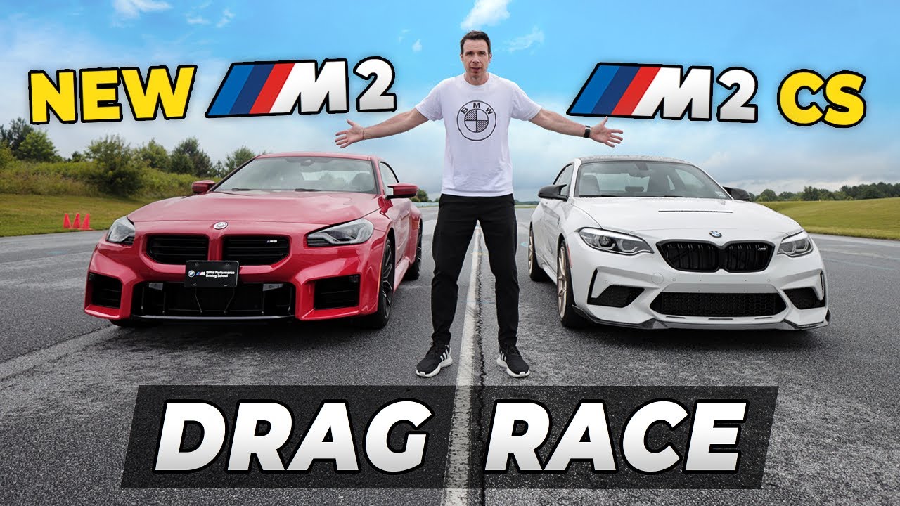 2023 BMW M2 vs. F87 M2 CS: DRAG RACE