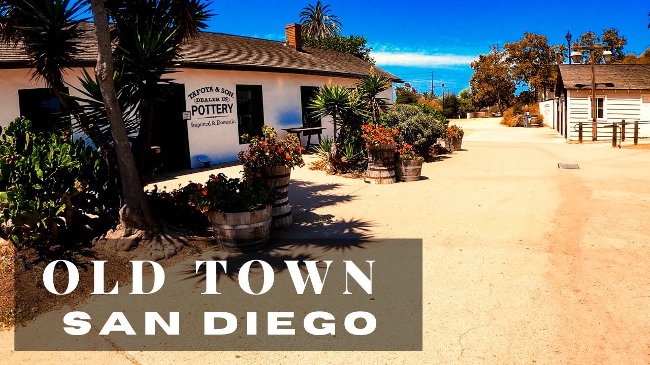 San Diego Old Town Tour 4K