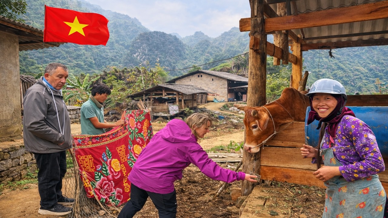Authentic Rural Life in a Remote Hmong Village, Hidden in the Rock Plateau. Vietnam Village 🇻🇳