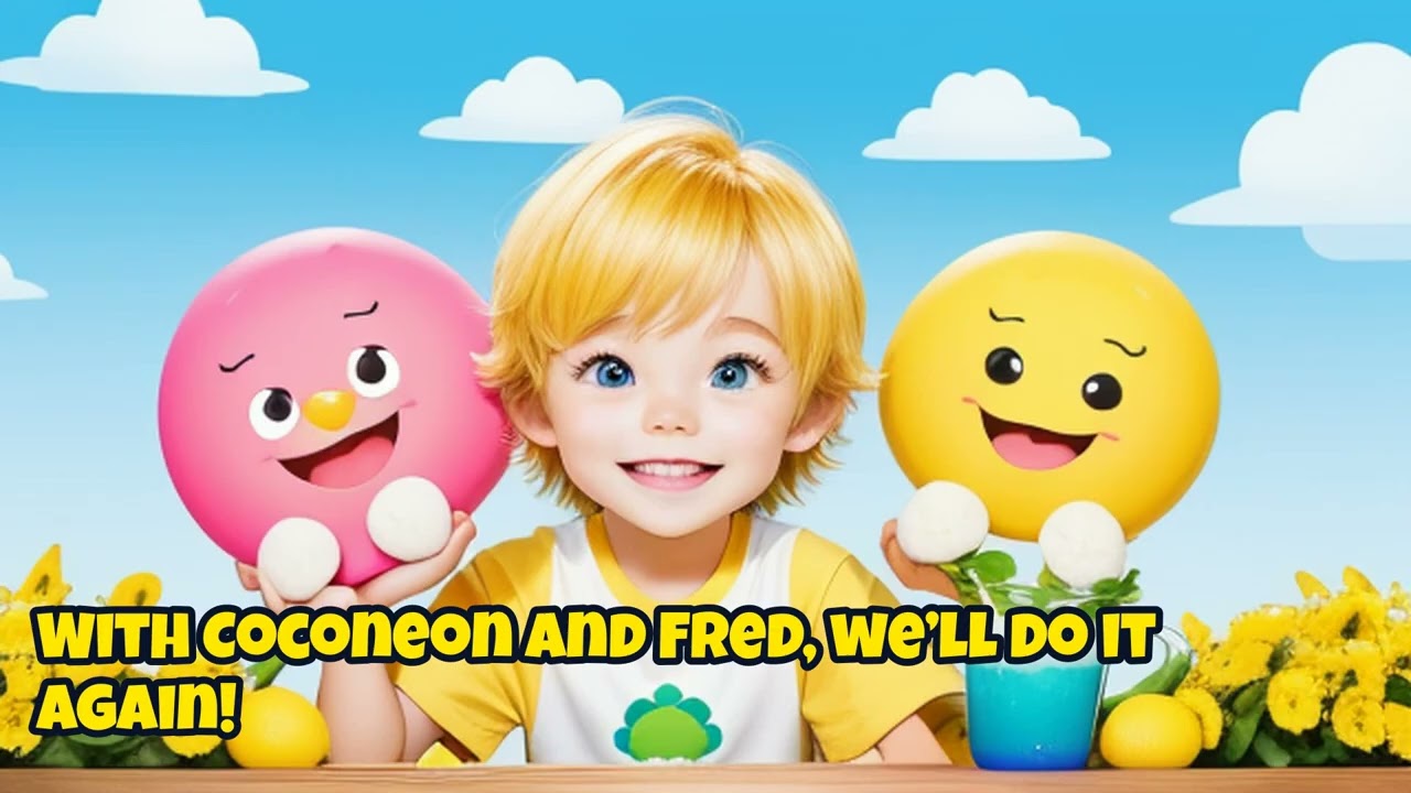 🍋 Add & Sell: Lemonade Stand Fun with Coconeon & Fred! 🌟