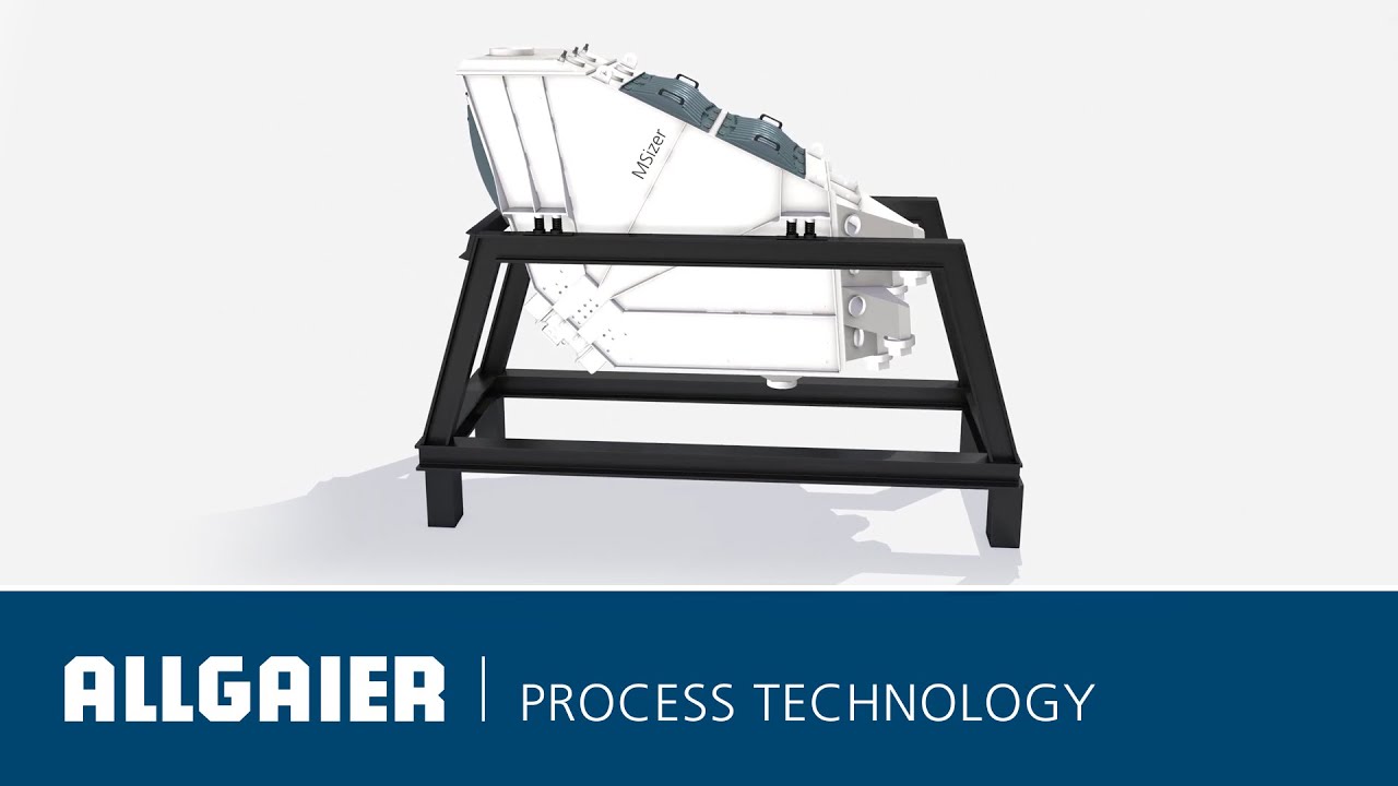 Allgaier Process Technology | MSizer extend | 3D-Animation