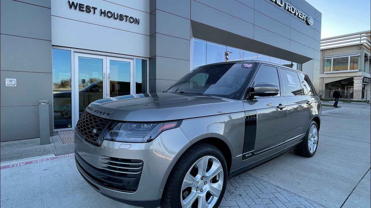 Silicon Silver 2018 Range Rover V8 Supercharged LWB