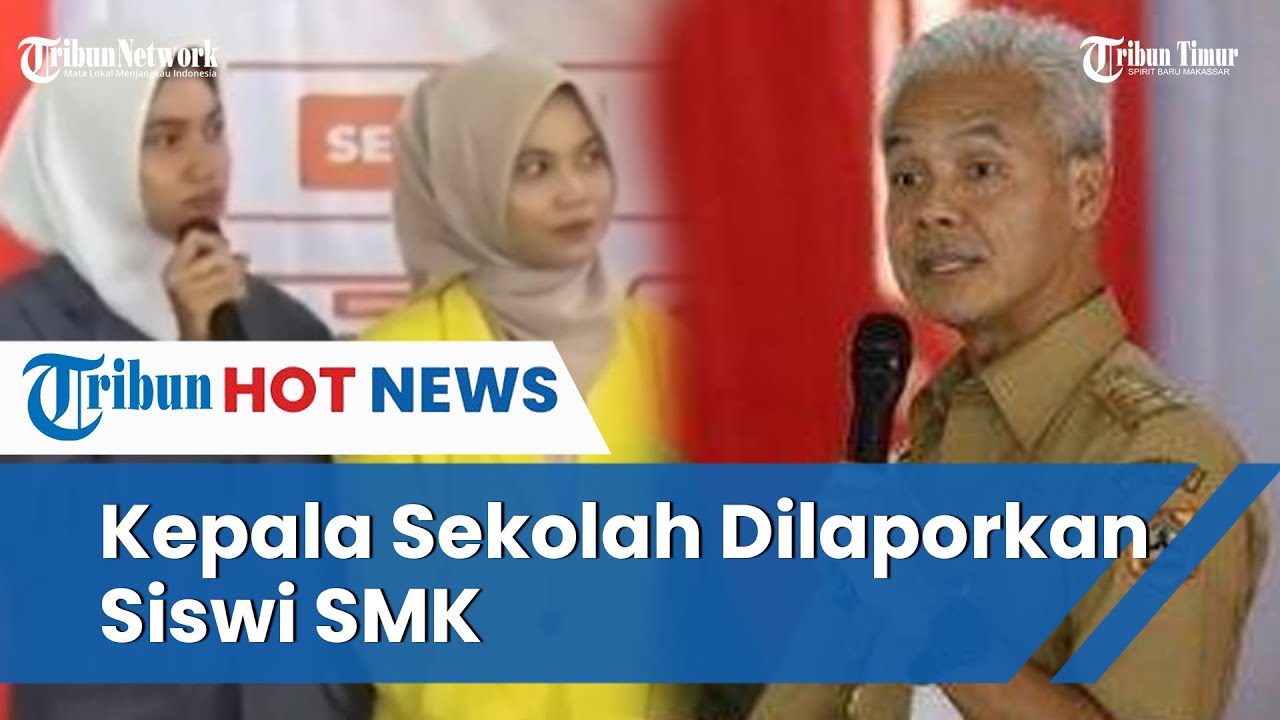 Kepala Sekolah Dicopot, Siswi SMK Tak Sengaja Curhat soal Pungli ke Ganjar Pranowo